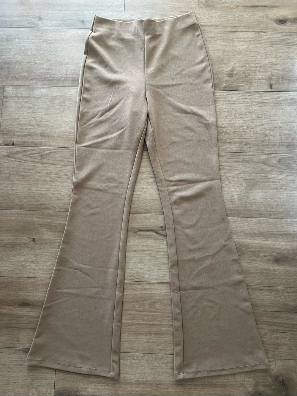 H&M Tan Flare Pants - High Waist Bootcut